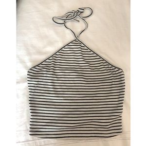Striped Halter Top
